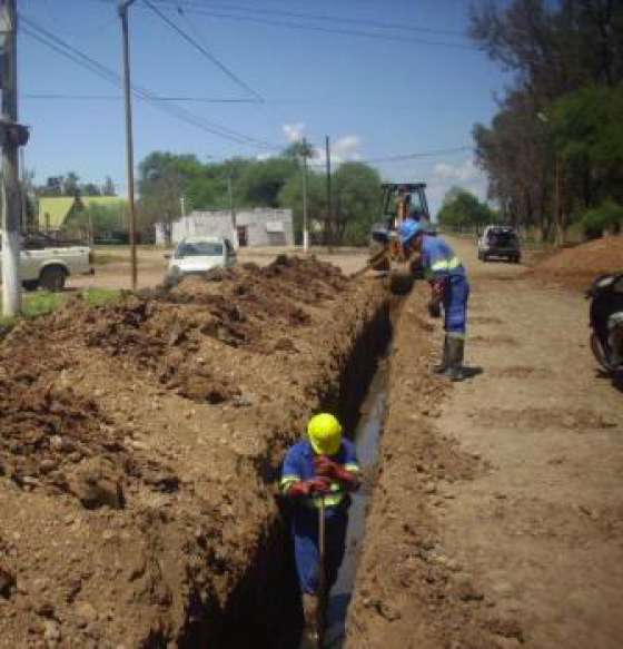 Importante obra de aguas del Norte en Pichanal para mejorar el sistema cloacal