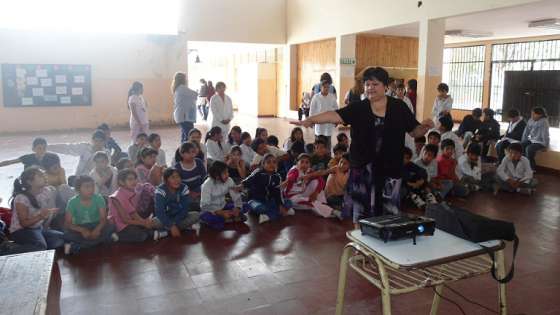 Unos 280 niños recibieron charlas de seguridad vial en la escuela Avellaneda