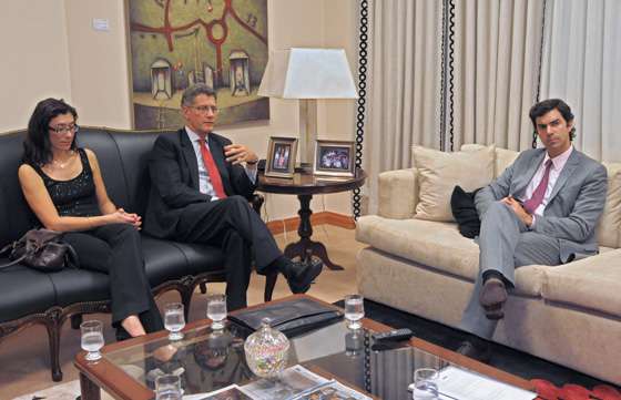 El Gobernador recibió a funcionarios del BID