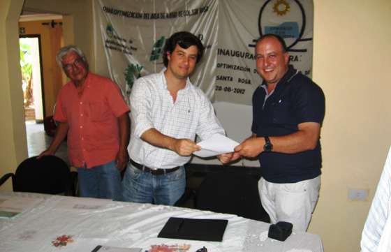 Nuevos fondos para obras de riego en Colonia Santa Rosa
