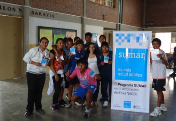 Adolescentes de barrio Limache participaron de una jornada con el Programa Sumar