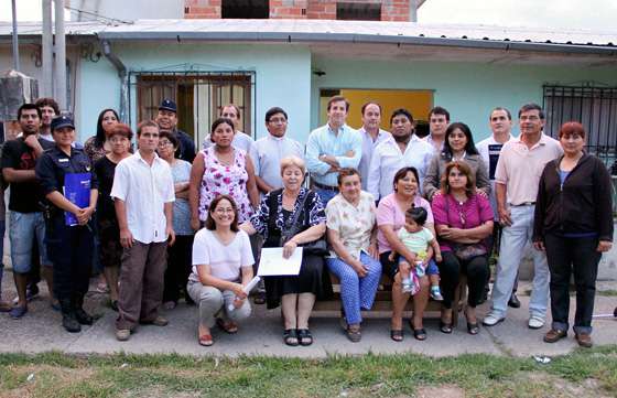 Vecinos de la zona norte recibieron subsidios para trabajar en sus proyectos barriales
