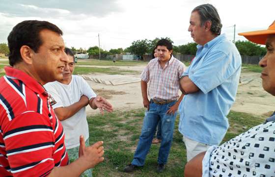 Recorrieron las Obras del Fondo de Reparación Histórica en Orán