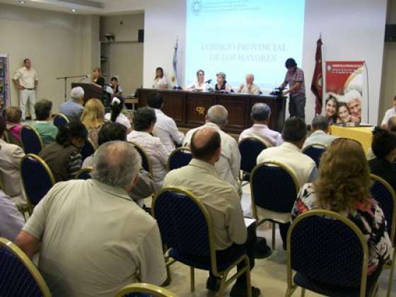 Sesionó el Consejo Provincial de los Mayores