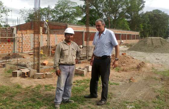 Avanza la construcción de la nueva Escuela Primaria de Urundel