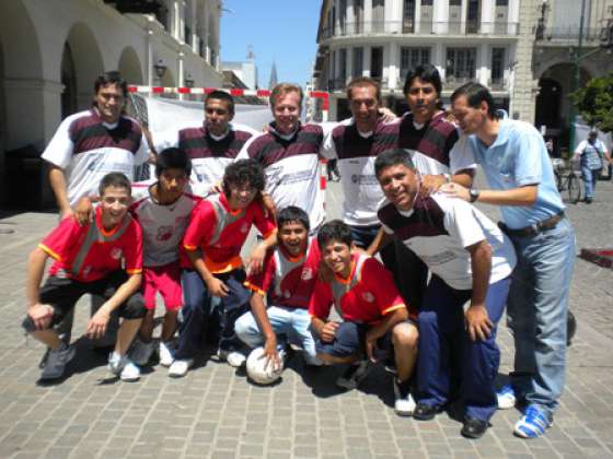 Todos los deportes se lucieron hoy en Plaza 9 de Julio