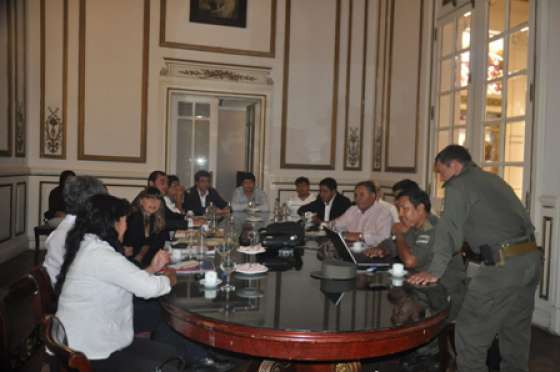 Reunión preparatoria para el paso del Dakar por Salta