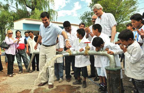Más de 70 familias de Talapampa cuentan con el servicio de agua potable