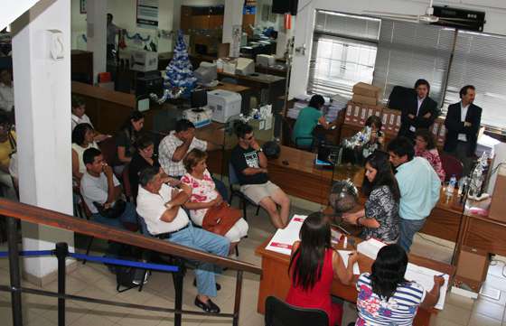 Se realizó el sorteo de ubicación de la etapa 1 y 2 de barrio Mirasoles