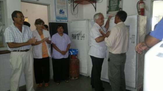 Entregaron heladeras a gas a tres puestos sanitarios