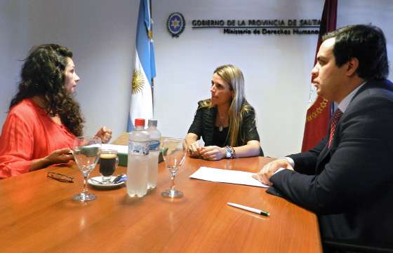 La ministra Pace recibió a Roxana Belbruno