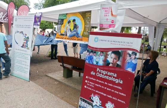 Promoción de la salud en el festival de San Carlos