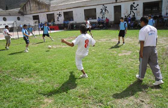 Internos de Villa Las Rosas disputan un campeonato interclubes