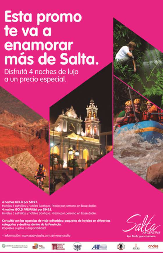 El empresariado turístico salteño lanzó una promoción para el verano