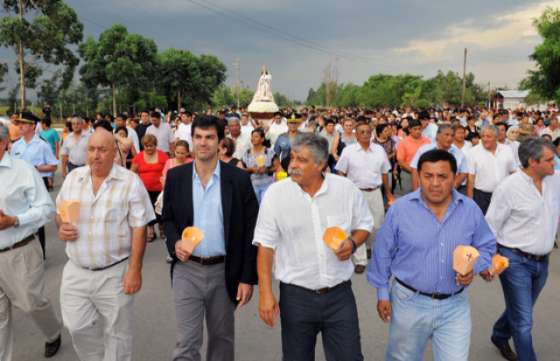 Urtubey participó junto a los habitantes de Campo Santo de sus festejos patronales