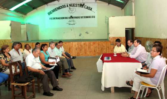 La Federación de Centros Vecinales se interiorizó del Plan de Seguridad 2013