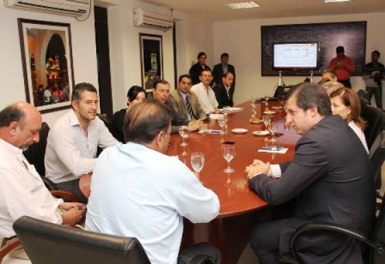 Reunión entre el Ministerio de Seguridad y el Gabinete Municipal capitalino por las cámaras de seguridad