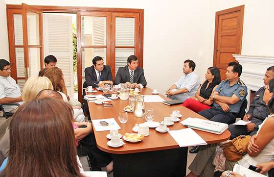 Seguridad trabaja en los lineamientos generales del programa preventivo antidrogas