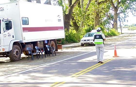 Rentas controló el ingreso de mercadería en la ruta 40