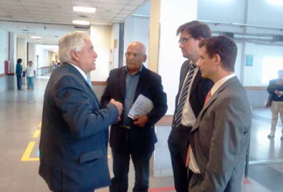 Funcionarios recorrieron el Hospital Público Materno Infantil