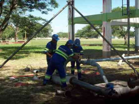 Mejoras en el servicio de agua potable en Joaquín V.González