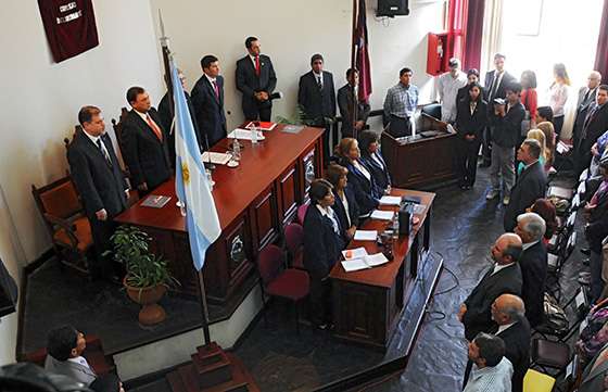 El ministro de Gobierno participó del mensaje del intendente Miguel Isa al HCD