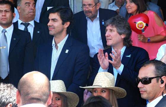 Urtubey asistió junto a Boudou y a su par mendocino a una de las actividades de la Fiesta de la Vendimia
