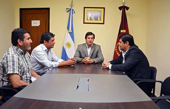 Autoridades del Ministerio de Seguridad se reunieron con representantes de de Coronel Moldes