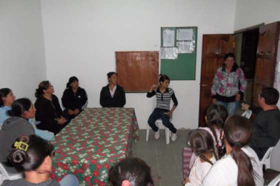 Taller de violencia de género en el barrio 15 de Septiembre