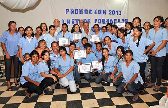 Más de 70 personas recibieron en Embarcación certificados de cursos de formación para el trabajo