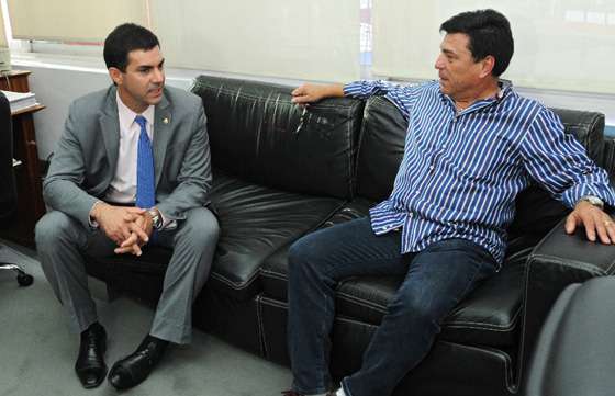 Urtubey y Passarella dialogaron sobre la presentación de River en Salta