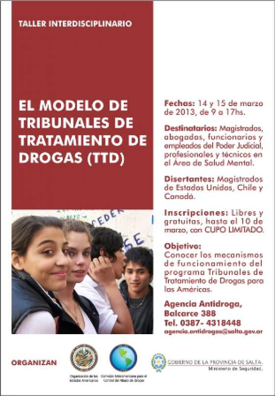 Comienzan los talleres sobre la viabilidad del modelo de Tribunales de Tratamiento de Drogas