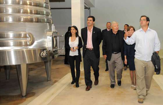 Urtubey recorrió un nuevo emprendimiento bodeguero y turístico de Cafayate