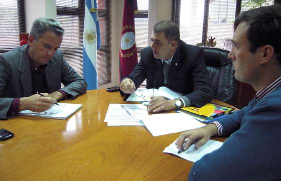 El ministro Loutaif se reunió con el diputado provincial Claudio Del Pla