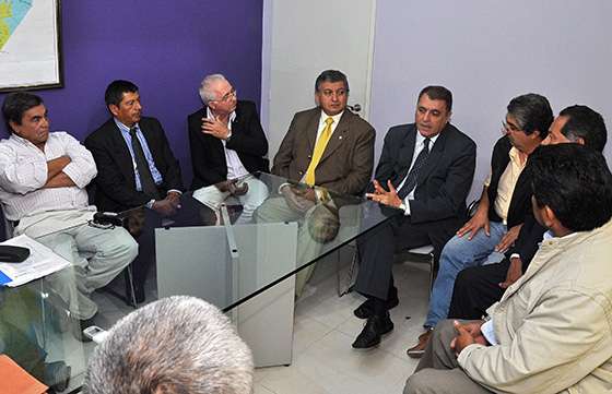 Loutaif recibió a autoridades de colegios de Maestros Mayores de Obras del país