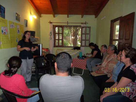 Taller de convivencia para vecinos de Joaquín V. González