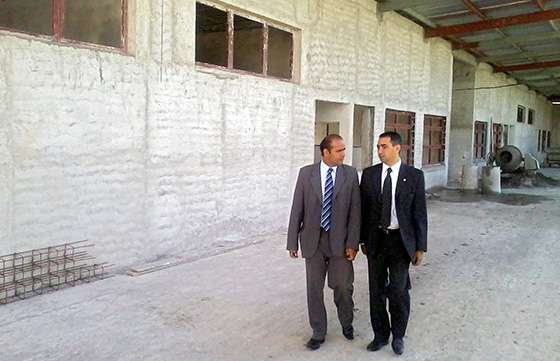 El nuevo edificio para la Escuela de Cadetes registra un avance de obra del 75%