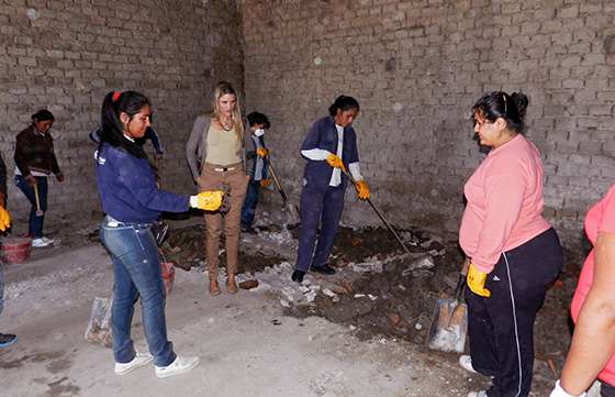 Pace recorrió cooperativas del Plan Argentina Trabaja