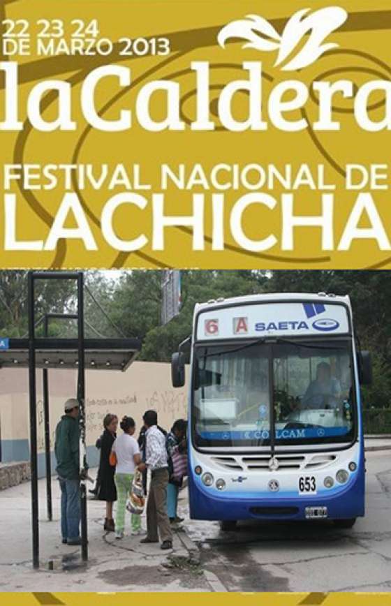 SAETA reforzará el servicio a La Caldera durante el Festival de la Chicha