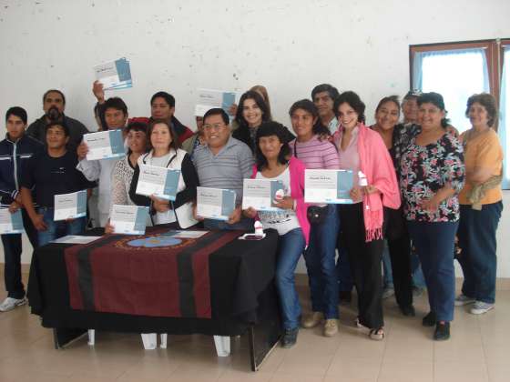 Capacitaron en mampostería y durlok a vecinos de la zona sudeste