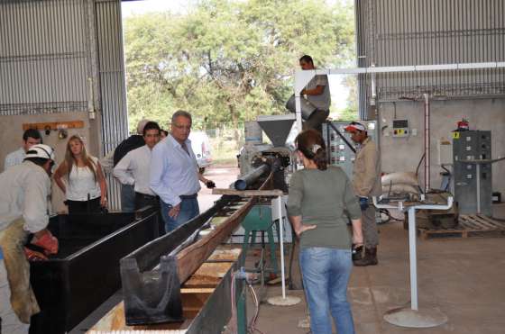 Recorrieron obras en empresa sustentable de Las Lajitas