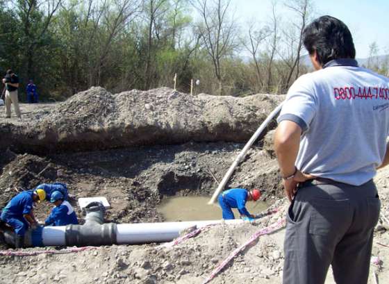 El Ente Regulador auditó trabajos en Santa Lucía
