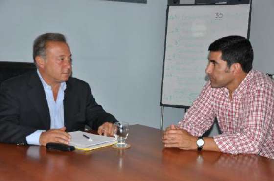 Trabajan en la construcción de una empresa de servicios en San Lorenzo