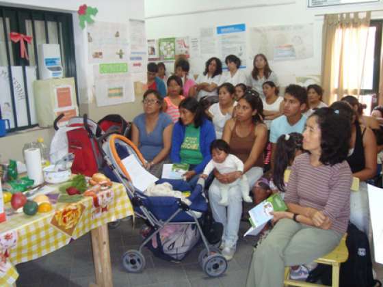 La Secretaria de Nutrición instruyó sobre hábitos saludables a vecinos de Campo Caseros