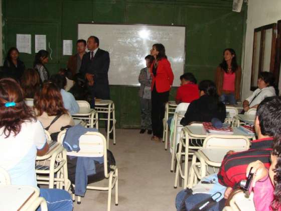 Referentes nacionales del Ministerio de Educación participaron de la inauguración de un profesorado en Cerrillos