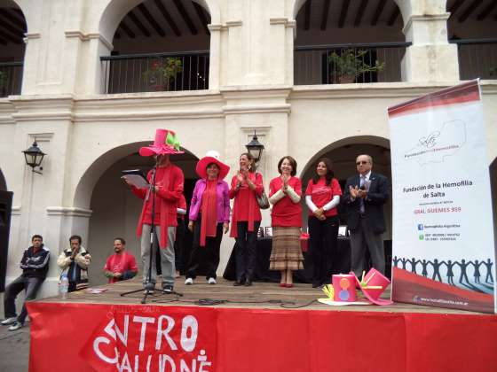 Se conmemoró en Salta el Día Mundial de la Hemofilia