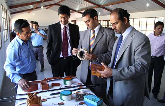 Muestra de los internos de la granja penal de Rosario de Lerma