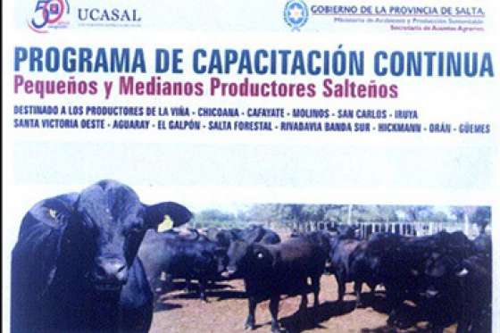 La Provincia capacita a pequeños y medianos productores sobre manejo de ganado