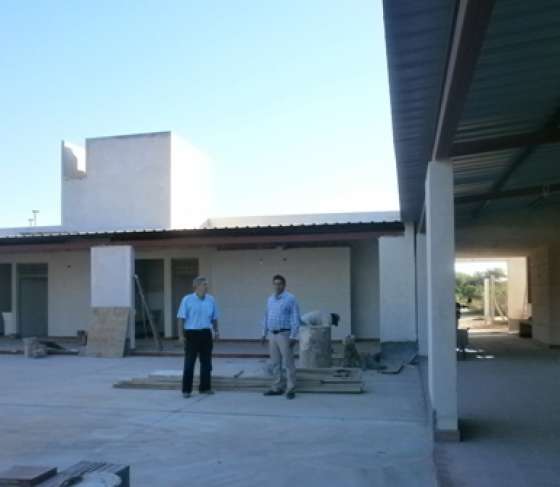 Avanza la construcción del nuevo edificio para escuela de El Cañaveral