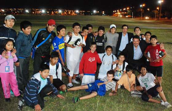 Siete barrios se beneficiaron con la iluminación de Campo la Cruz